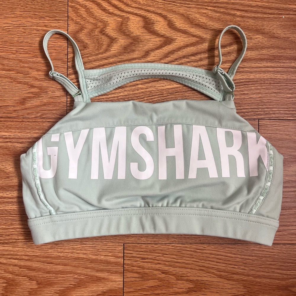 Gymshark Women's Light Green Sports Bra
